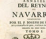 J. Monet. Anales del Reyno de Navarra