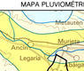 Mapa pluviométrico