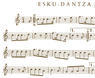 Partitura de la Esku-Dantza de Olagüe