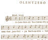 Partitura del Olentzero