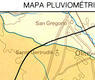 Mapa pluviométrico