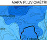 Mapa pluviométrico