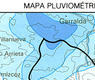 Mapa pluviométrico