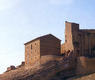 Castillo de Peña (Javier). Casona e iglesia