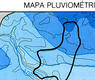 Mapa pluviométrico