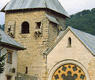 Roncesvalles. Fachada de la Iglesia de Santa María