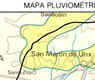 Mapa pluviométrico