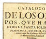 Prudencio de Sandoval. Catálogo de los obispos de Pamplona
