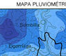 Mapa pluviométrico