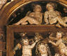Tafalla. Igl. de Sta. María. Detalle del retablo