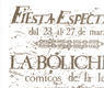 Cartel de teatro, 