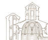 Torres del Río. Sección de la iglesia del Santo Sepulcro