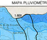 Mapa pluviométrico