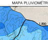 Mapa pluviométrico