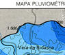 Mapa pluviométrico