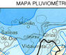 Mapa pluviométrico