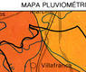 Mapa pluviométrico