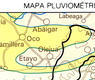 Mapa pluviométrico