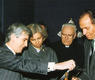 Los reyes D. Juan Carlos y D.ª Sofía inauguraron la exposición de Orfebrería organizada por la Caja de Ahorros de Navarra