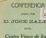 Conferencia de José Zalba