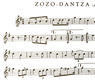 F. Arrarás Soto. Partitura de la Zozo-Dantza