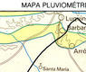 Mapa pluviométrico