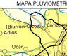 Mapa pluviométrico