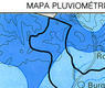 Mapa pluviométrico