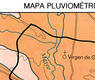 Mapa pluviométrico