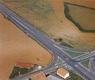 Cruce de carreteras en Liedena