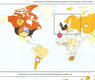 Distribución de las importaciones navarras de todo el mundo. Excepto Europa. 1979. Distribución de las importaciones navarras de Europa. 1979