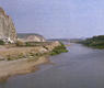 Encauzamiento del río Arga en Peralta