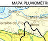 Mapa pluviométrico