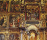 Elcano. Iglesia de la Purificación de María. Detalle del retablo mayor