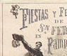 Cartel de San Fermín. 1884