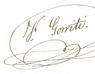 Firma de Felipe Gorriti