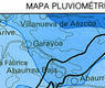 Mapa pluviométrico