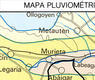 Mapa pluviométrico