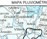 Mapa pluviométrico