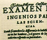 Juan Huarte de S. Juan; Examen de ingenios para las ciencias