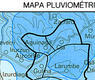 Mapa pluviométrico