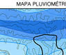 Mapa pluviométrico