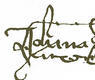 Firma de Juana de Beaumont