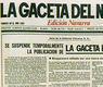 La Gaceta del Norte (último número 6.5.1984)