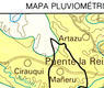 Mapa pluviométrico