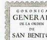 A. Yepes. Crónica General de la Orden de San Benito (Imprenta de M. Mares)